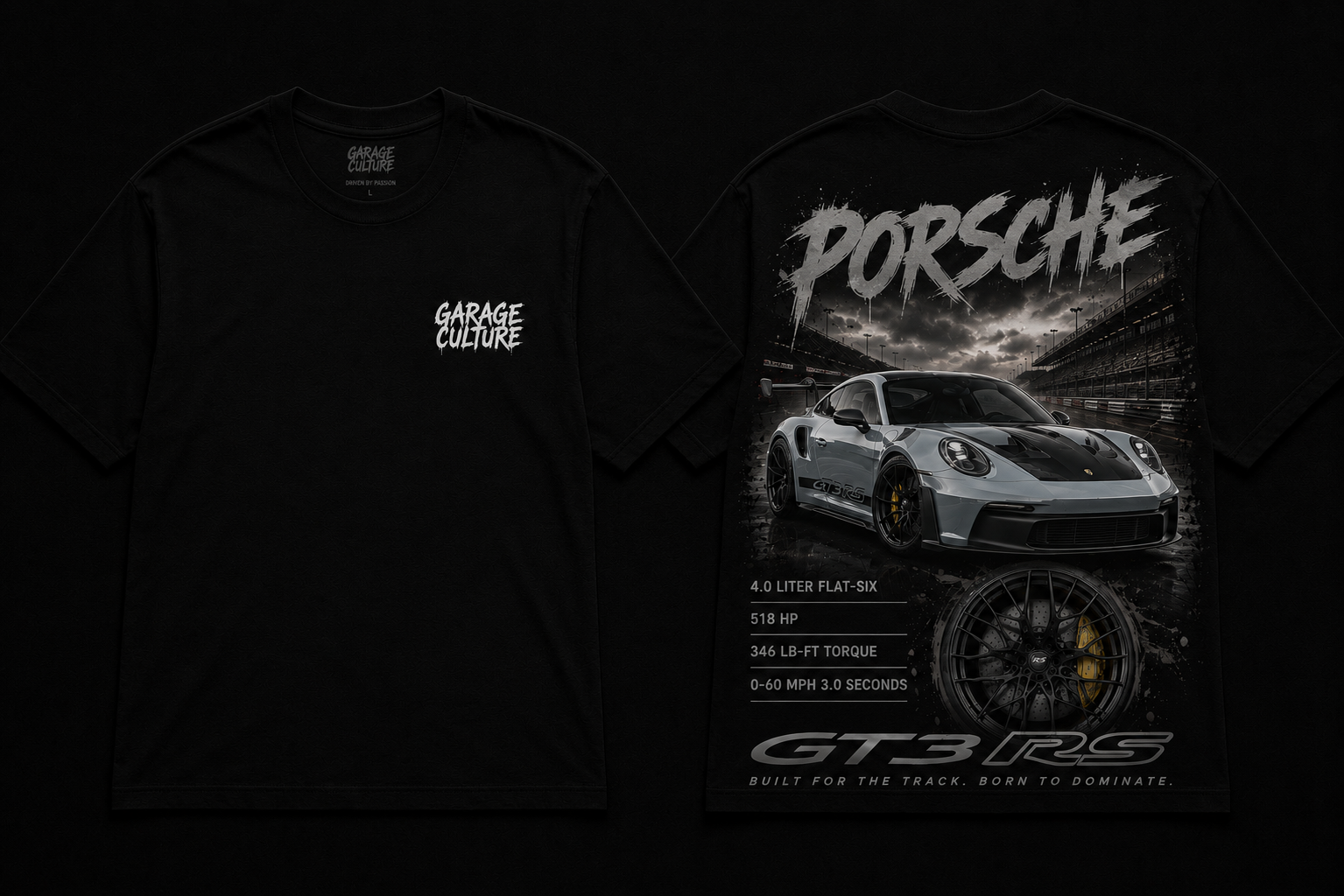 Porsche 911 GT3 RS tee