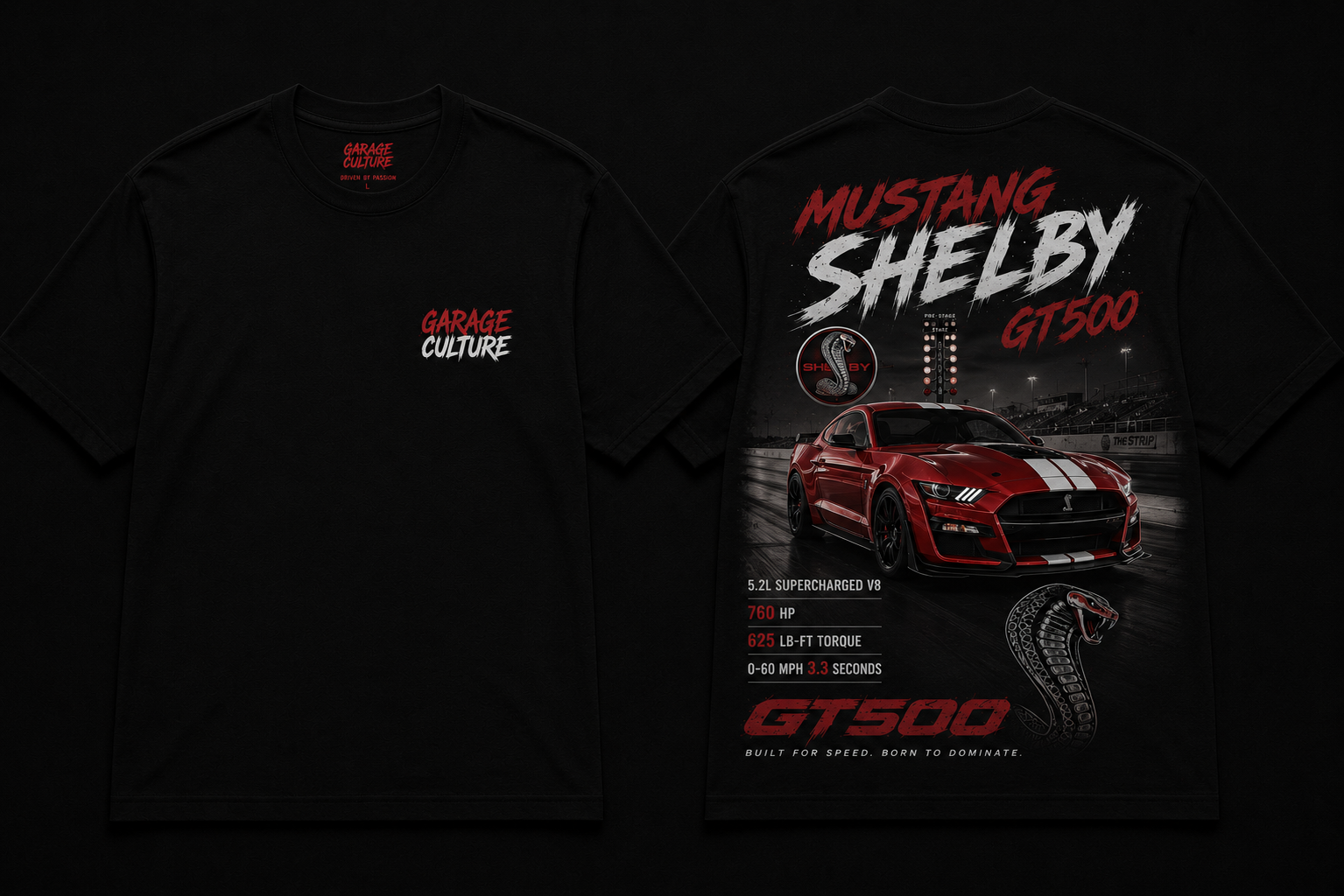 Mustang Shelby GT500 tee